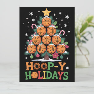 Hoop-y Holidays Basketball Christmas Holiday Sport