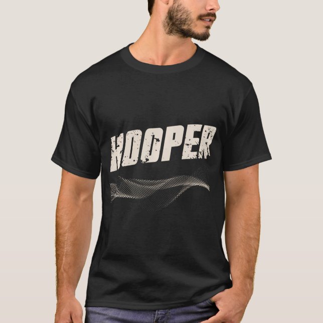 Hooper Basketball Born To Hoop Distressed Practice T-Shirt (Front)