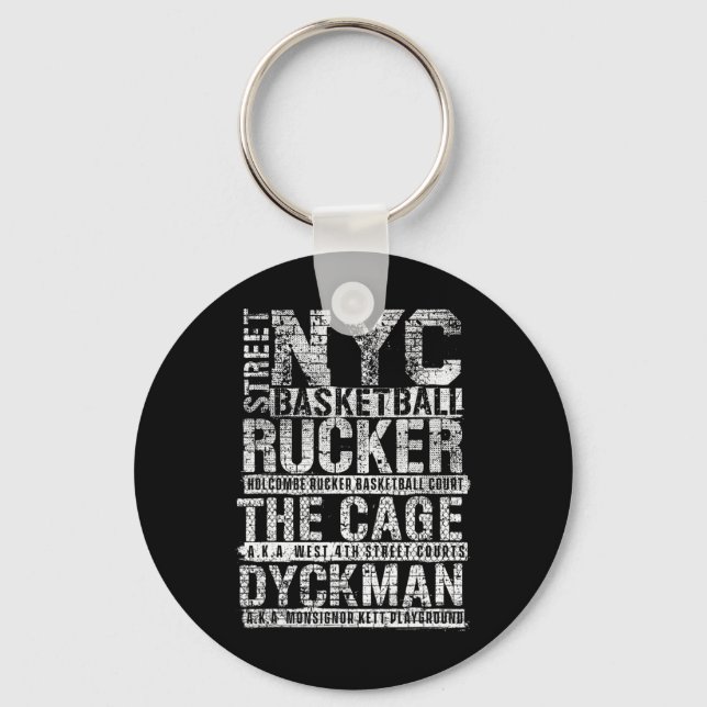 Hooper Culture - Sketll Street Style  Key Ring (Front)