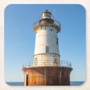 Hoopers Island Lighthouse Square Paper Coaster