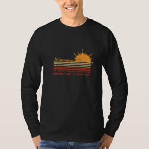 Ho'oponopono Hawaiian Prayer Meditations Yoga Sun T-Shirt