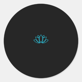 Ho'Oponopono Healing Prayer I Love You Thank You Classic Round Sticker