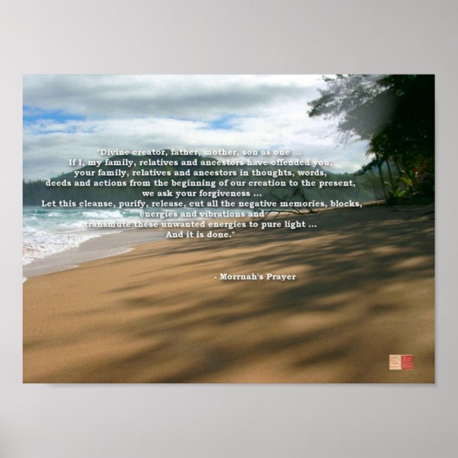 Ho'oponopono Poster (Front)