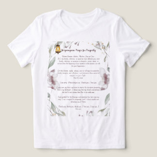 Ho'oponopono Prayer for Prosperity Tri-Blend Shirt