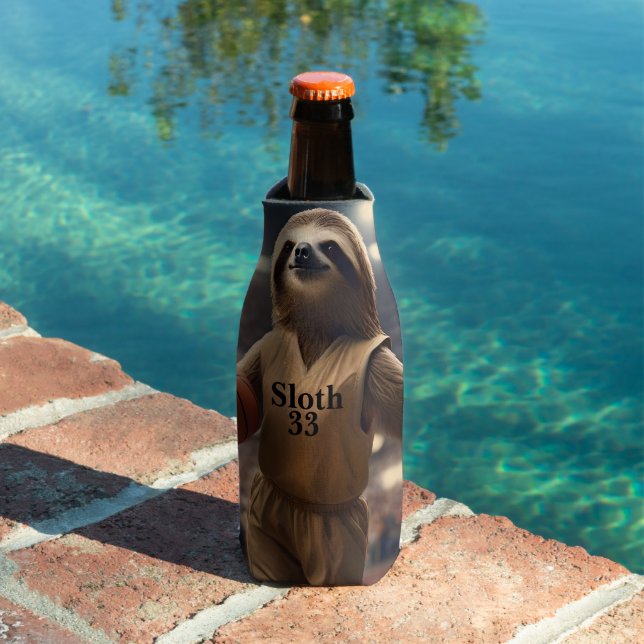 Hoops and Hangs: The Slam Dunking Sloth, Bottle Cooler (In Situ Pool)