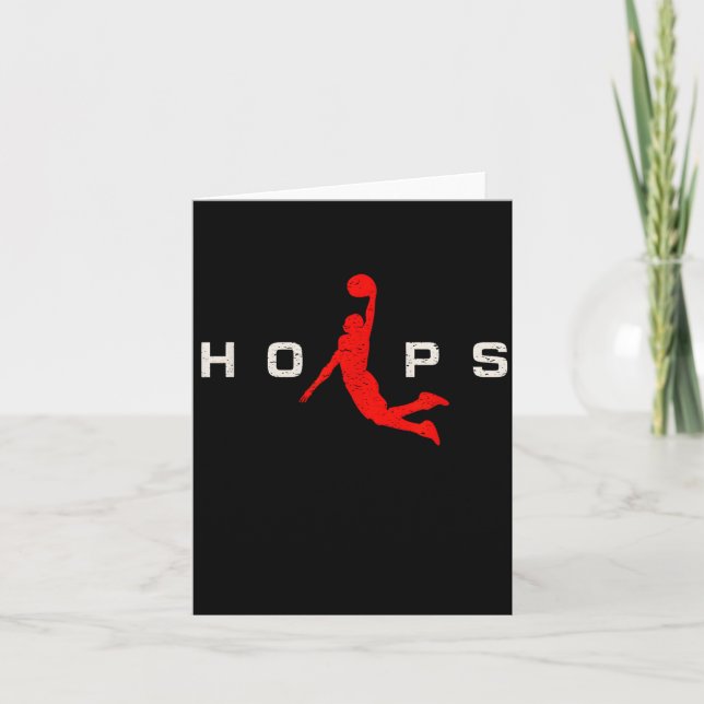 Hoops - Basball Card (Front)
