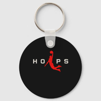 Hoops - Basball Key Ring