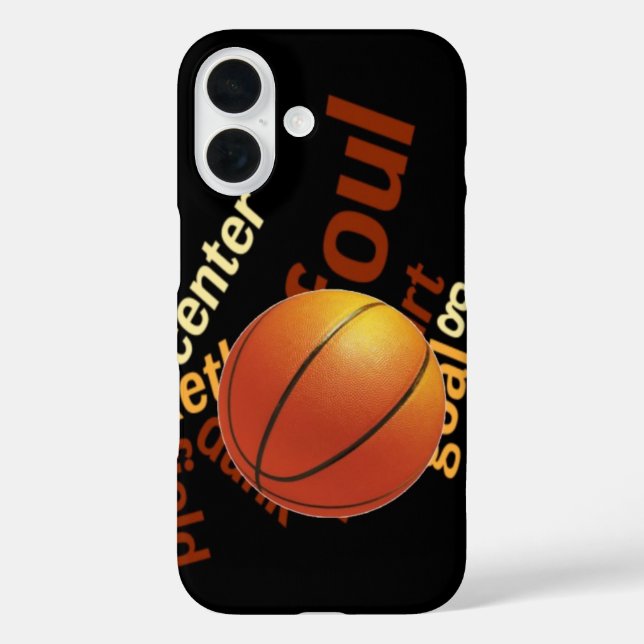 Hoops Basketball Sport Fanatics  Case-Mate iPhone Case (Back)