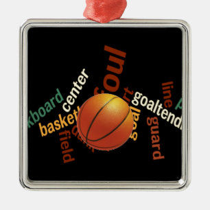 Hoops Basketball Sport Fanatics.jpg Metal Tree Decoration