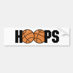 Hoops Bumper Sticker