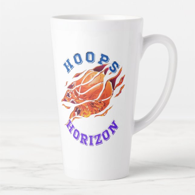 Hoops Horizon Latte Mug (Right)