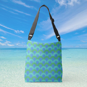 Hoops of Blue Crossbody Bag