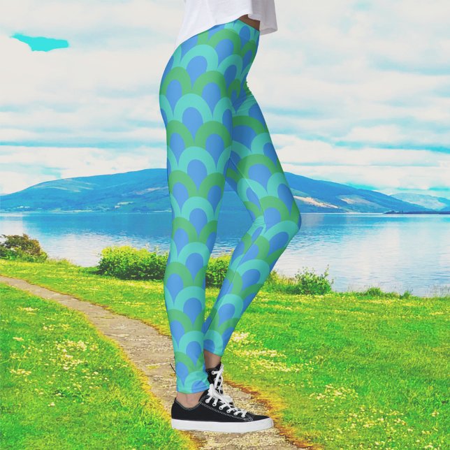 Hoops of Blue Leggings (Creator Uploaded)
