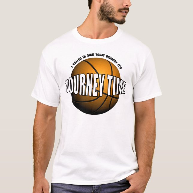 HOOPS-TOURNEY TIME T-Shirt (Front)
