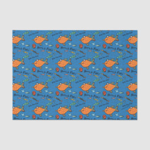 Hooray For Fish Pattern Tissue Paper