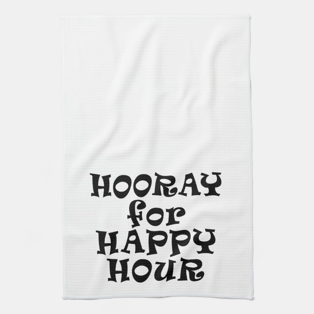 HOORAY FOR HAPPY HOUR TOWEL (Vertical)