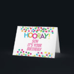 HOORAY **SON ON YOUR BIRTHDAY** CARD<br><div class="desc">ON  YOU ON OUR ****BIRTHDAY SON**** TAKE TIME OUT TO "CELEBRATE"  AND IF YOU WISH YOU CAN CHANGE THE VERSE INSIDE YOU CAN ON ALL MY CARDS. THANKS FOR STOPPING BY ONE OF MY EIGHT STORES!!!</div>