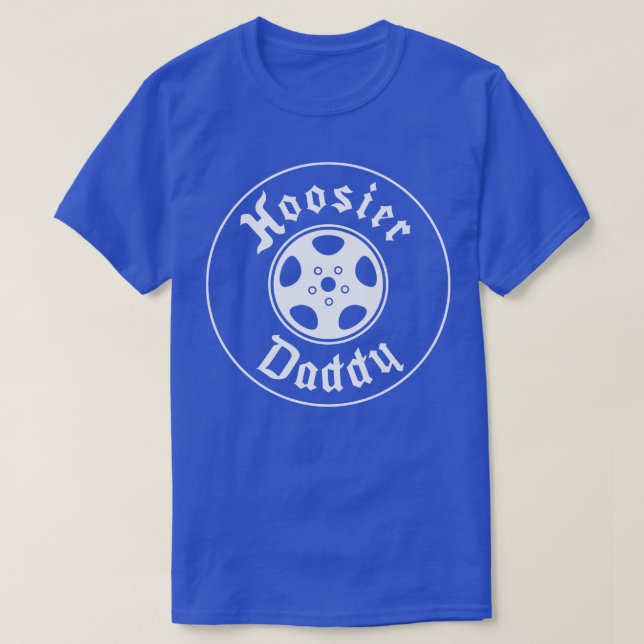 Hoosier Daddy Dirt Track Tire T-Shirt (Design Front)