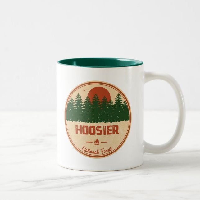 Hoosier National Forest Two-Tone Coffee Mug (Right)
