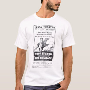 Hoot Gibson 1920 vintage movie ad T-shirt