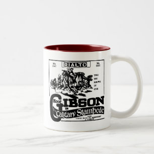 Hoot Gibson CALGARY STAMPEDE 1925 Two-Tone Coffee Mug