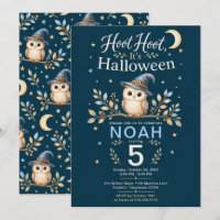 Hoot Hoot Halloween Owl Birthday Party