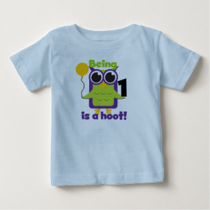 Hoot Owl 1st Birthday T-shirts and Gifts