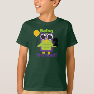 Hoot Owl 2nd Birthday T shirts and Gifts