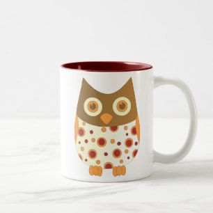 Hoot Owl Two-Tone Coffee Mug