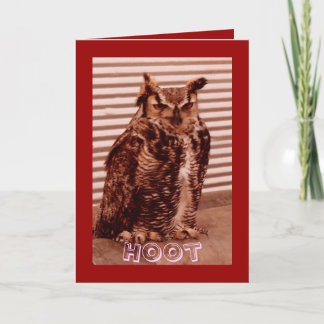 Hoot Owl, Valentine's Card