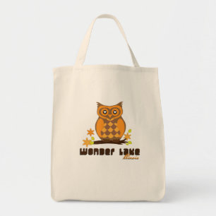Hoot Owl Your Custom Grocery Tote Bag