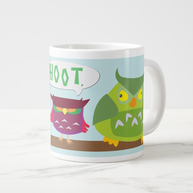 Hoot the Colourful Owls 20oz Mug (Front Right)