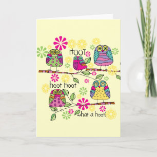 Hootie Owl Card