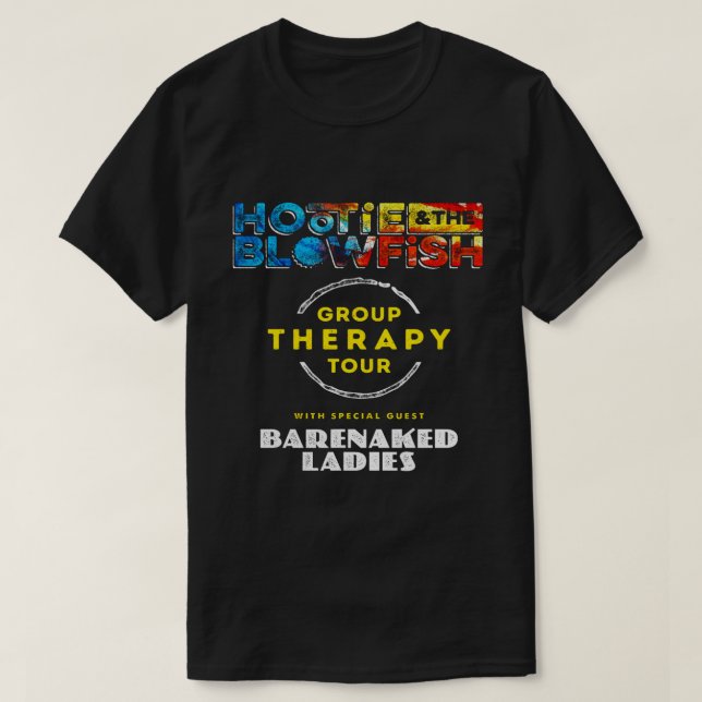 Hootie The Blowfish Group Therapy Tour 2019 2020 T-Shirt (Design Front)