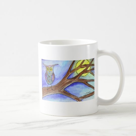 Hooting at the Moon Coffee Mug