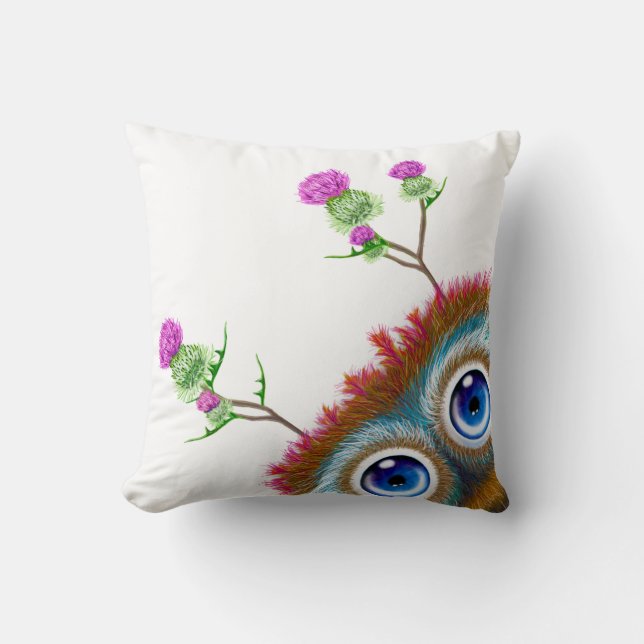 Hoots Toots Haggis. Latin Cushion (Front)