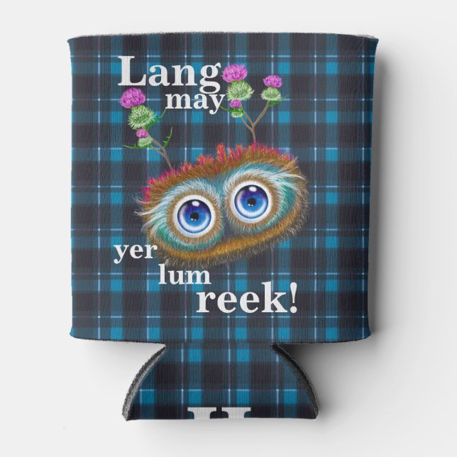 Hoots Toots Haggis. Scottish Wisdom. Can Cooler (Front)