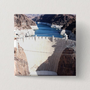Hoover Dam 15 Cm Square Badge