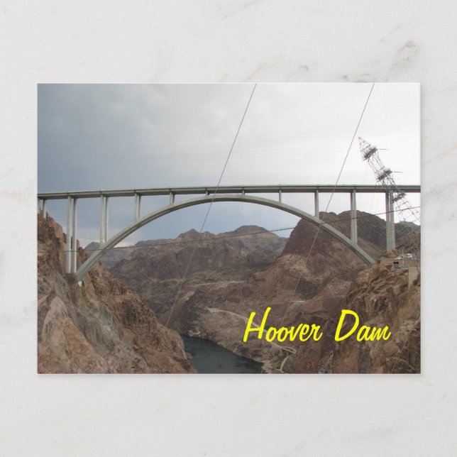 Hoover Dam Bridge Postcard (Front)