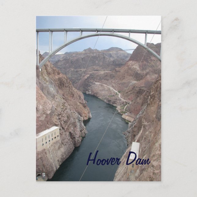 Hoover Dam Bridge Postcard (Front)