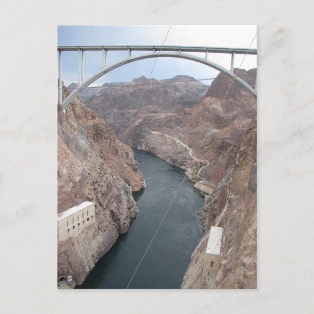 Hoover Dam Bridge Postcard (Front)