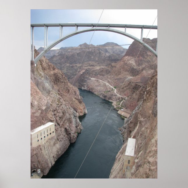 Hoover Dam Bridge Poster (Front)