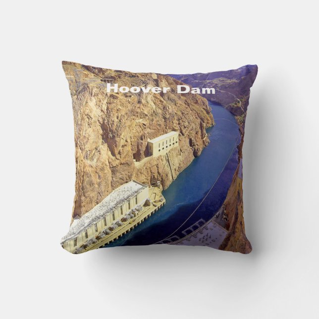 Hoover Dam in Arizona Cushion (Front)
