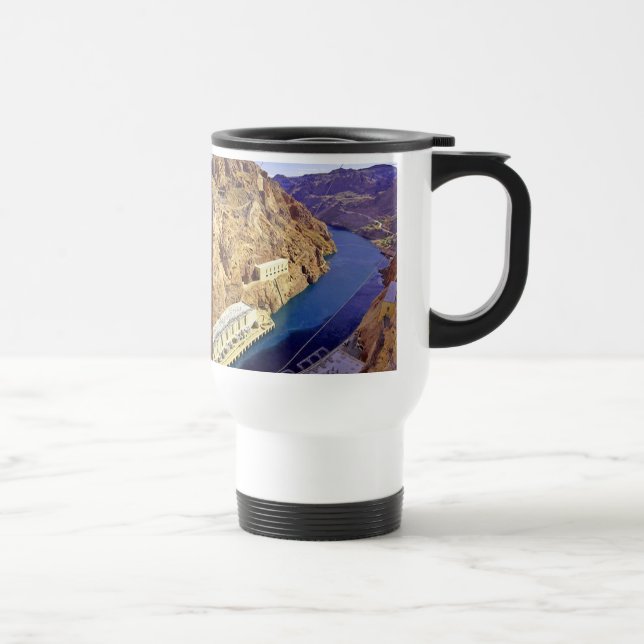 Hoover Dam in Arizona Travel Mug (Right)