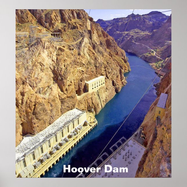 Hoover Dam, Nevada Poster (Front)