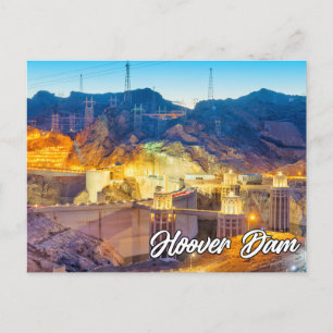 Hoover Dam, Nevada, USA Postcard