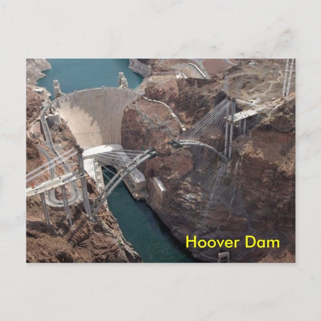 Hoover Dam Postcard (Front)
