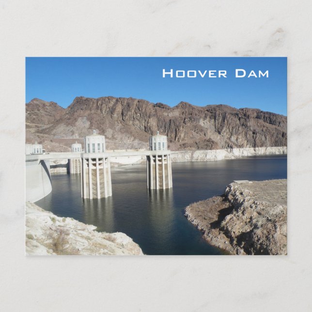 Hoover Dam Postcard (Front)