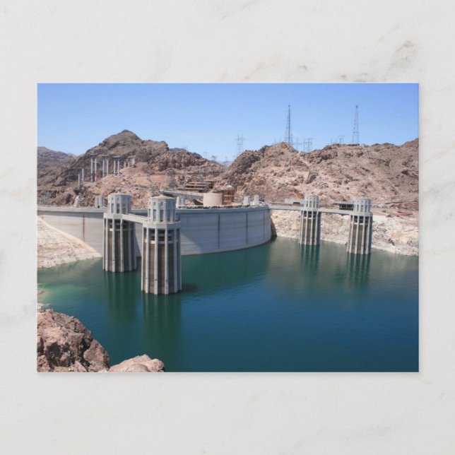 Hoover Dam Postcard (Front)