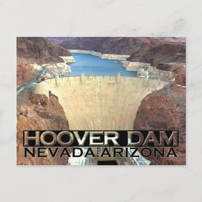 Hoover Dam Postcard (Front)